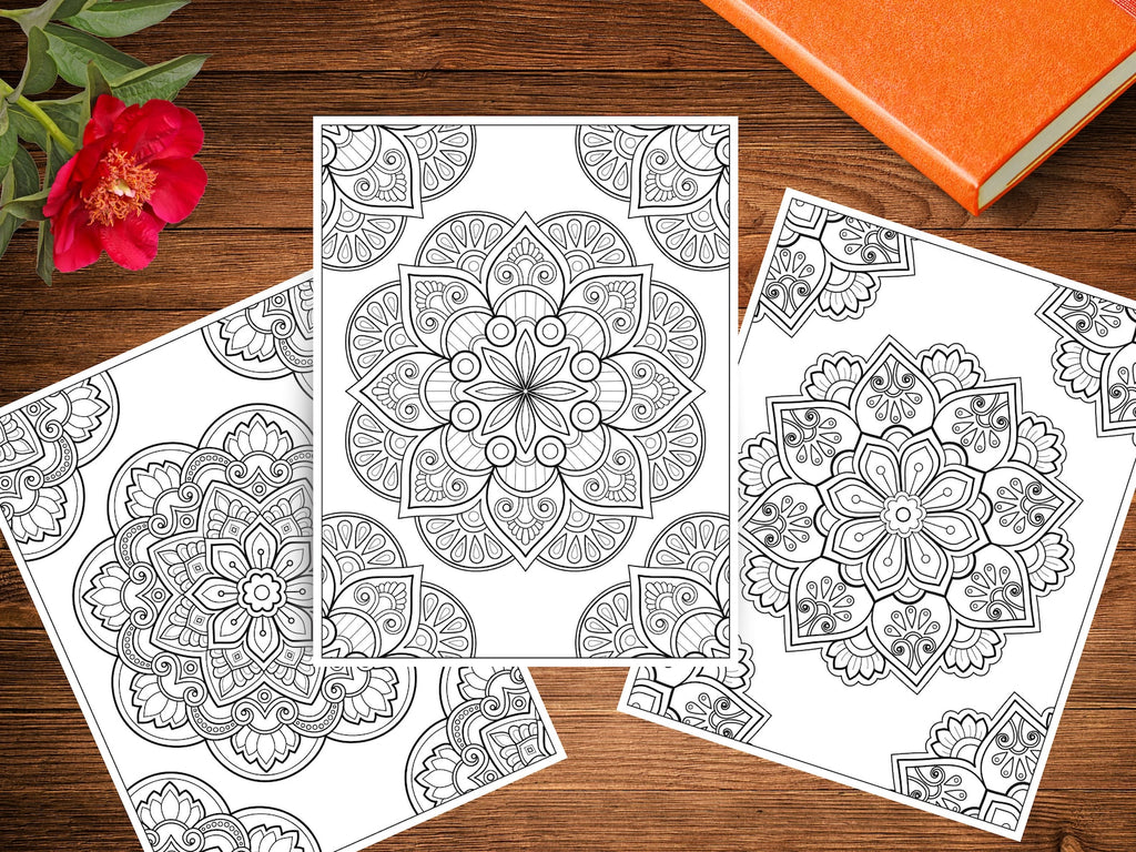 Terapia de Mandalas | 80 diseños imprimibles para pintar