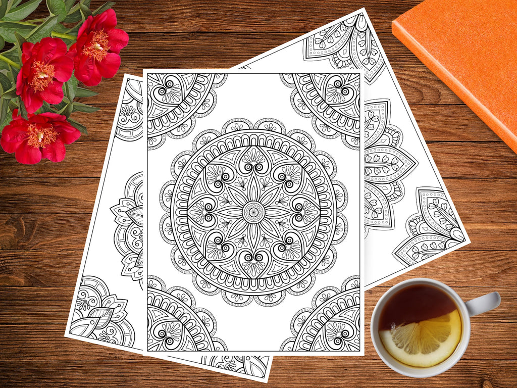 Terapia de Mandalas | 80 diseños imprimibles para pintar